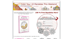 Desktop Screenshot of mandalacoloringmeditation.com